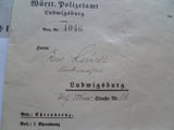 german certificate of police something numbered 1046