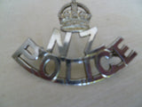 nz police cap badge 1940/50 k/c