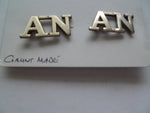 new zealand rare A/ N  auckland naval collars PAIR