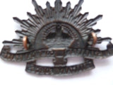 aust rising sun cap badge stokes maker