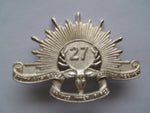 aust army cap badge 27th s/aust scottish m/m stokes