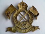 aust army 1910 era signals cap badge exc