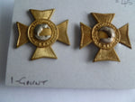 nz army pair collars 2nd south cant regt 1 gaunt made