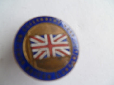 brit ww2 homefront badge lapel on govt work t briggs london m/m scarce