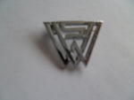 brit homefront WVS chromed lapel badge u/m