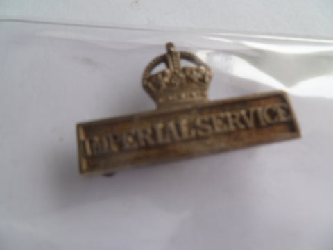 brit homefront IMPERIAL SERVICE lapel badge    territorial