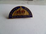 brit homefront EMPIRE SOCIETIES WAR HOSPITALITY lapel badge