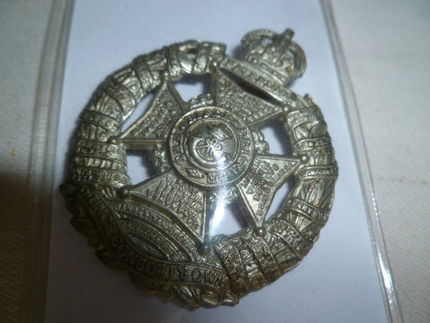 brit army cap badge ww2 rifle brigade w/slider