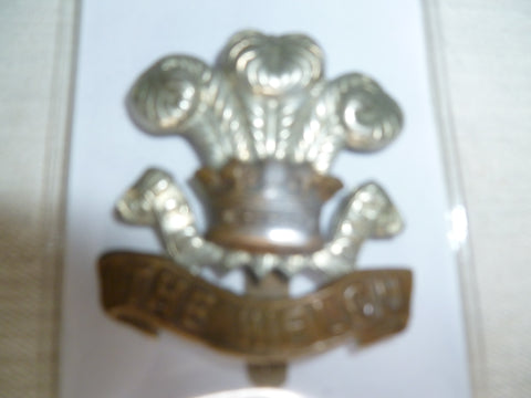 brit army badge ww2 WELCH regt on slider