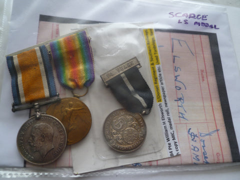 ww1 pair and scarce 15year southern railway long service DORSET REGT