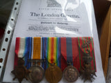 ww1 trio 14/15 RE ism geo 6th and belgium croix de guerre SOLD