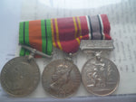 ww2 fire fighters group  three defence ,exmp fire service and brit fire asc lsgc