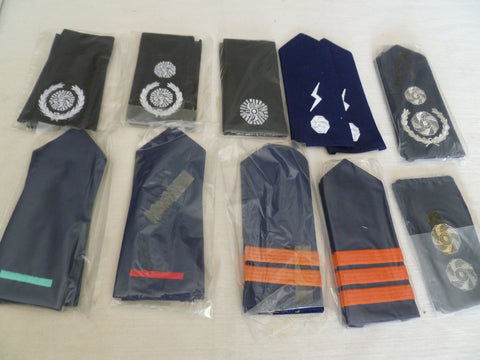 10 diff pairs aust fire brigade epaulettes