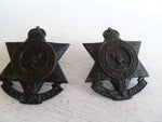 AUSTRALIA 1930/42  57th merri regt collars pair