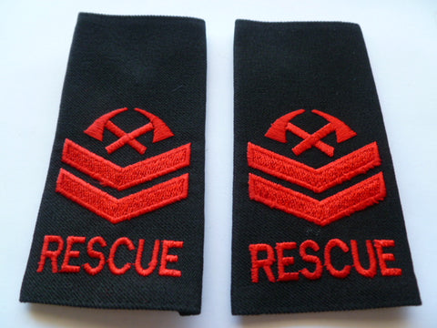 AUSTRALIA fire rescue  eppaullettes new cond pair