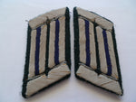 german army collar tabs pair medic ex cond