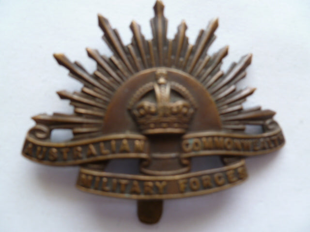 australia rising sun badge ww1 w/slider unmarked – Militaria Shop