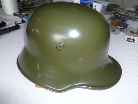 BULGARIA /german ww1 m18 helmet reissue ww2 to bulgaria