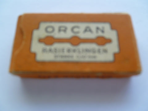 germany ww2 pkt 10 ORCAN razor blades exc scarcer